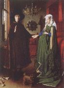 Jan Van Eyck The Arnolfini Portrait painting